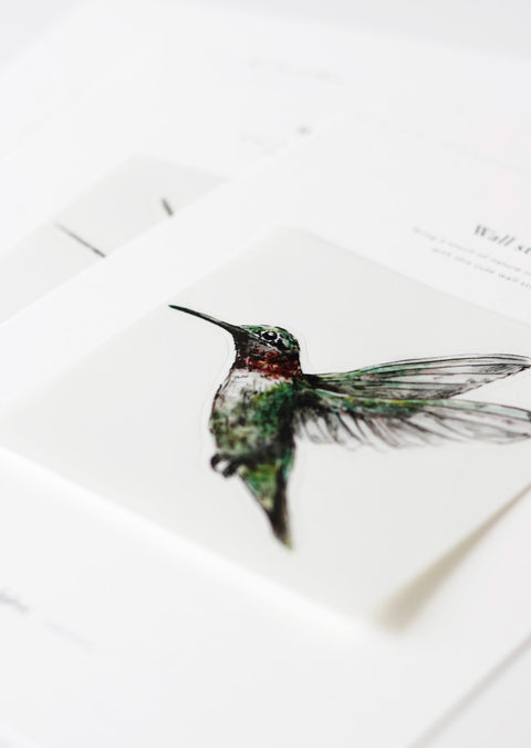 Muursticker - kolibrie