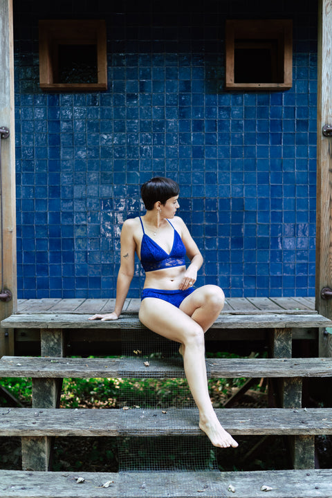 Clara beha  - Kobaltblauw