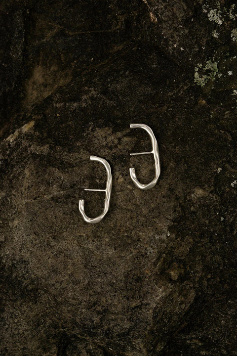 Orla Suspender Earrings - zilver