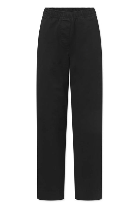 Stoere comfy broek uit stevig katoen (black)