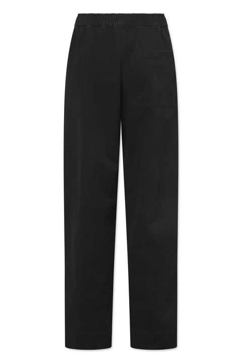 Stoere comfy broek uit stevig katoen (black)