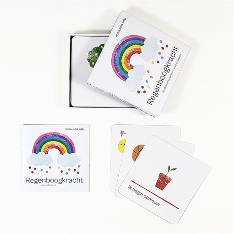 Regenboogkracht - 35 affirmatiekaarten + instructieboek