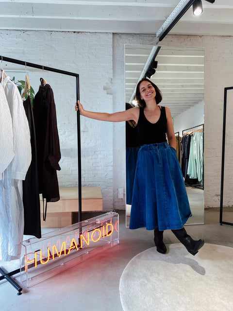 Rok 'Pen' - heavy denim