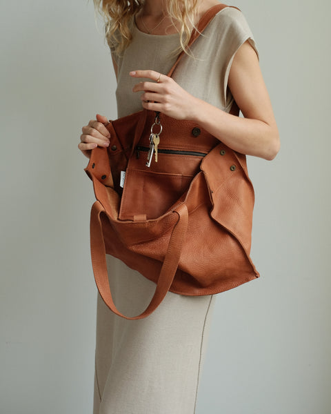 Shopper small - marrone