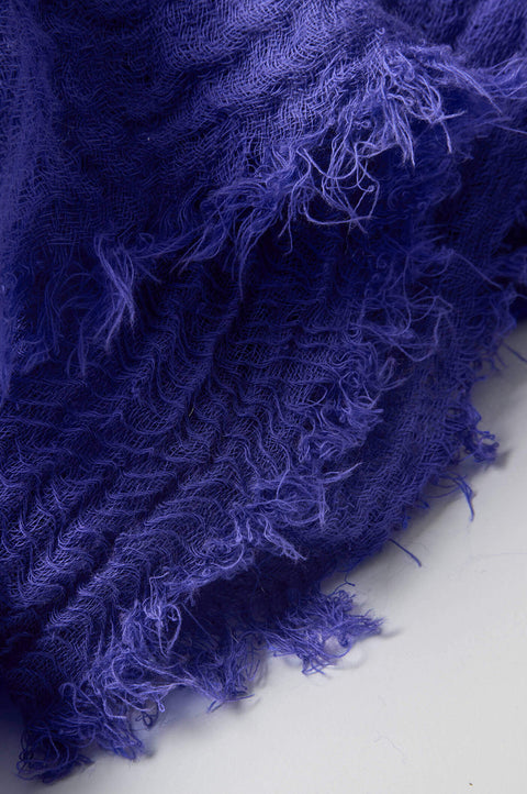 Wollen sjaal - blueberry