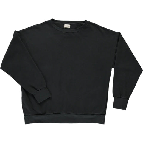 Sweater uit biokatoen - pirate black (uniseks, laatste XL)