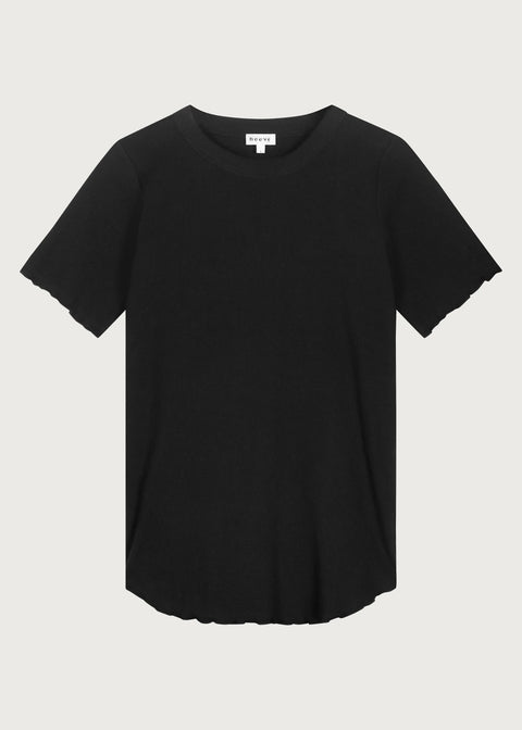Zwarte T-shirt uit biokatoen