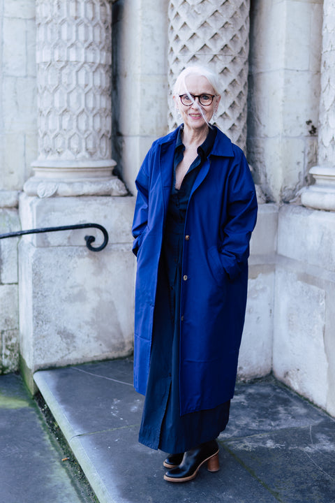 Trenchcoat - blauw