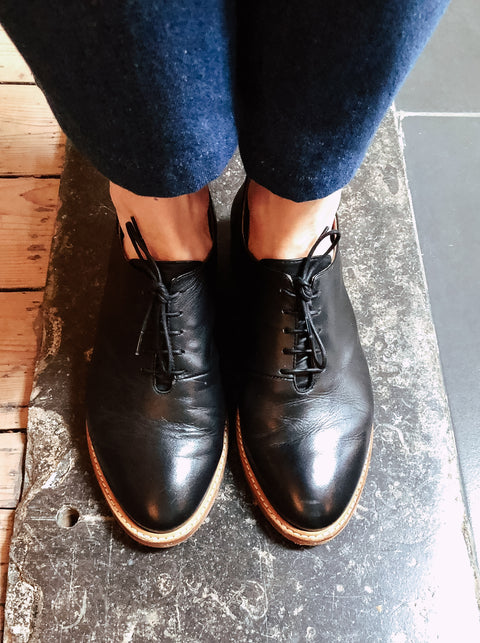 Veterschoen Dille - Zwart