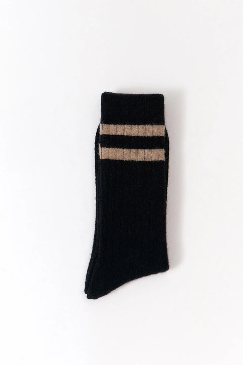 Vintage wool socks - black