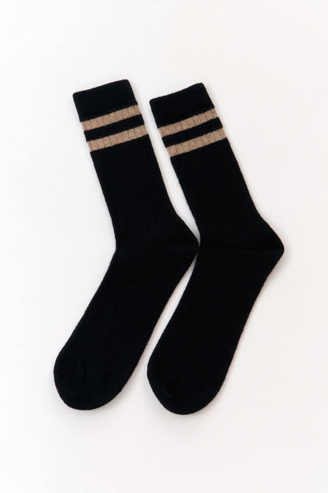 Vintage wool socks - black