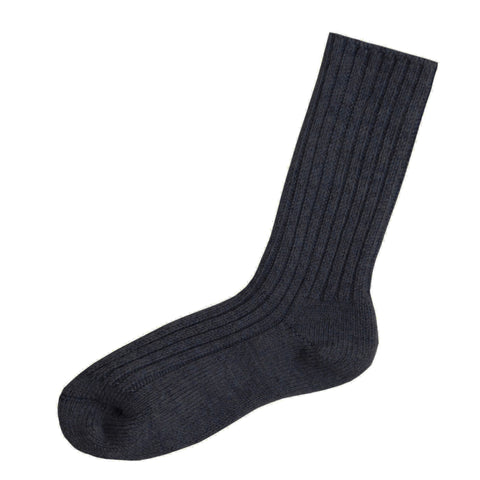 Wollen sokken - donkerblauw