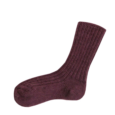 Wollen sokken - paars