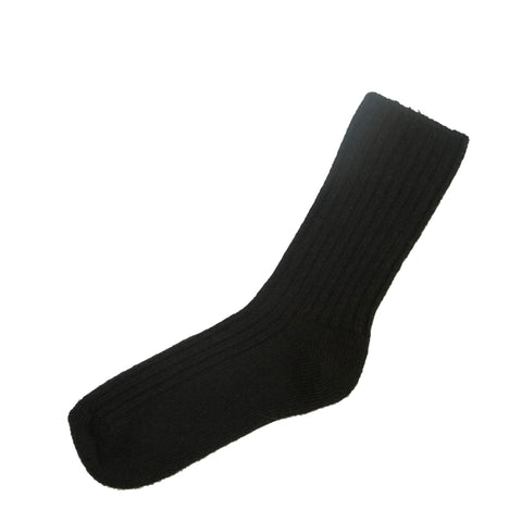 Wollen sokken - zwart (tot 46)