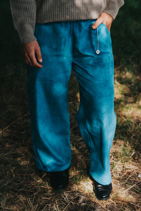 Marine pants - helderblauw