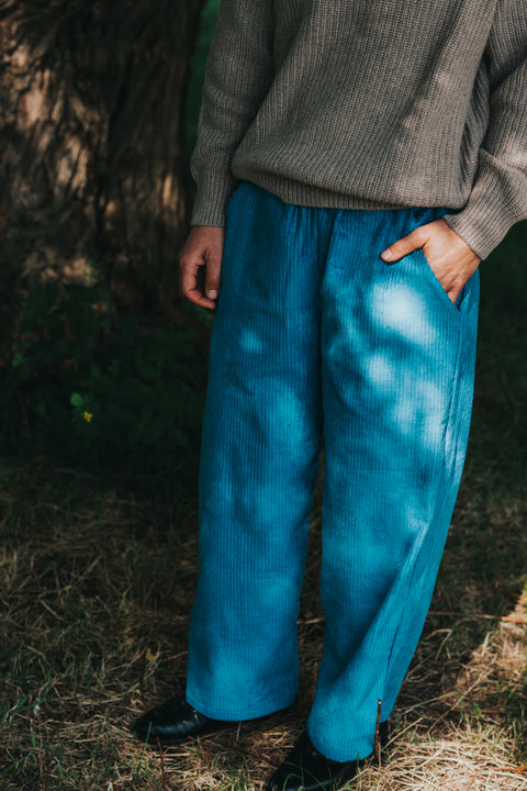 Marine pants - helderblauw