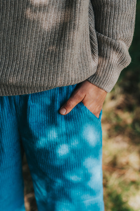 Marine pants - helderblauw