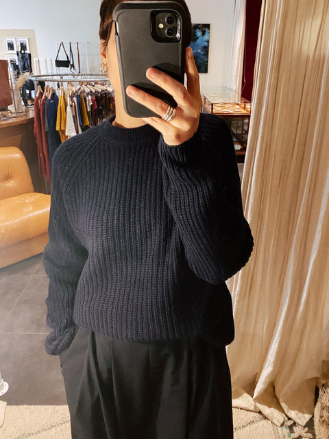 Cashmere Sailor sweater - navy