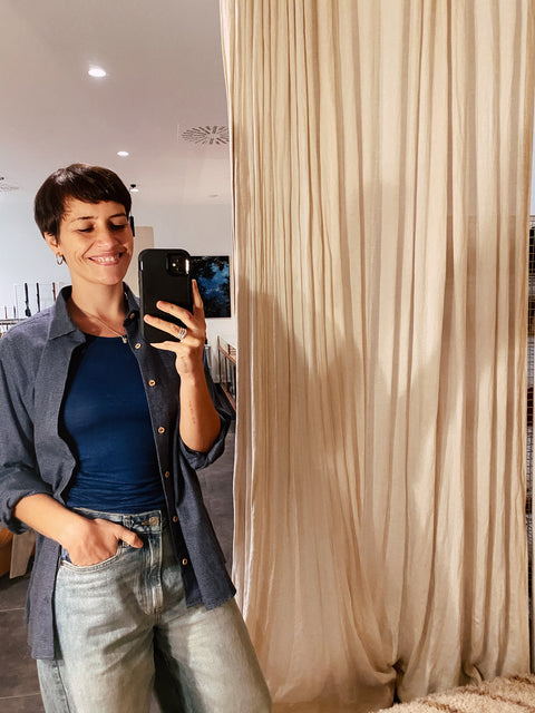 Tailored shirt - blue