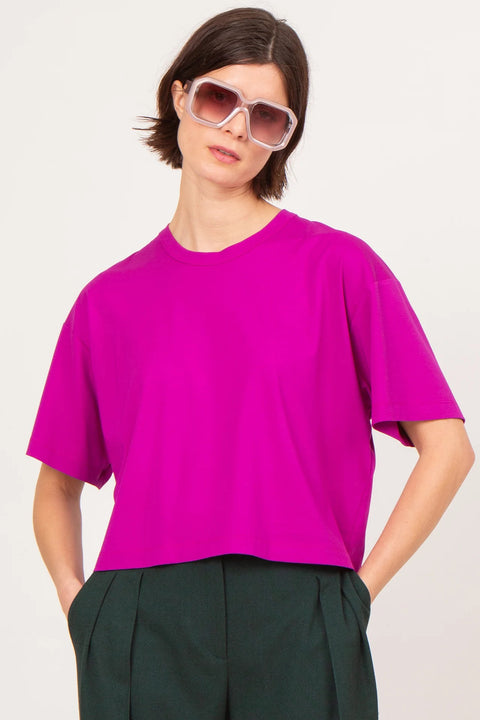 T-shirt met wijde mouwen - bright fuchsia (XL + XXL)