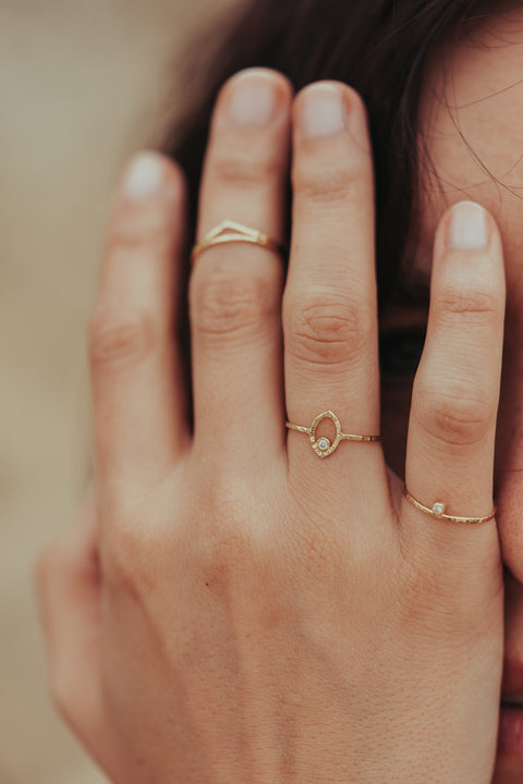 Ring Fée Ophélie (massief 18k goud)