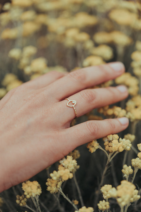 Ring Fée Ophélie (massief 18k goud)