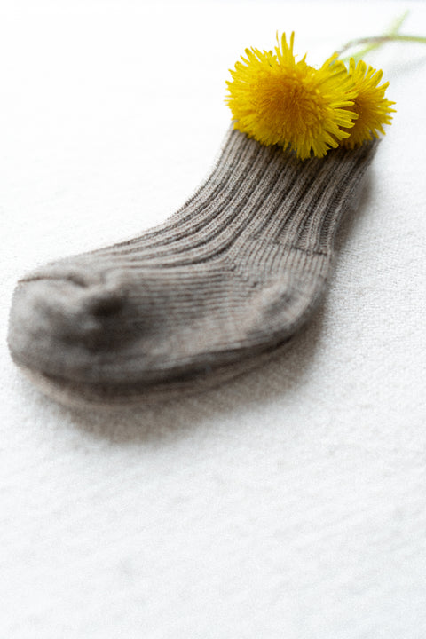 Wollen sokken - lichtbruin