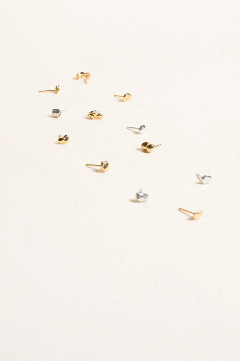 Grain earrings (zilver, pre-order)