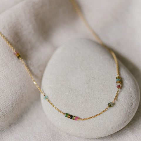 Necklace Uma multicolor (gold plated)